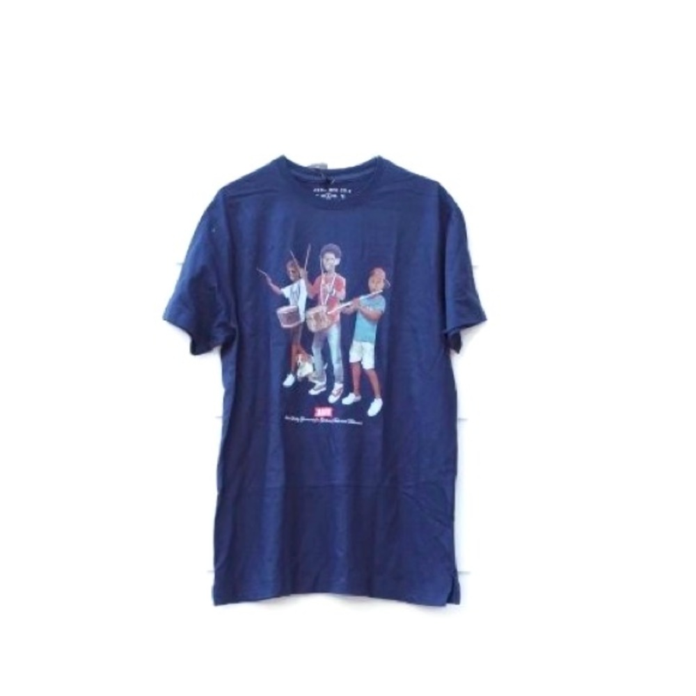 AKOO 3 Patriots Short Sleeve Tee Shirt Crewneck